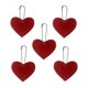 thumbnail image 1 of Colgante reflectante de seguridad para exteriores, 5 uds., colgante reflectante de seguridad en forma de corazón, adecuado para mochila, montar, caminar y correr Wmkox8yii  jkg6099, 1 of 1
