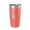 Coral, variant on New Melones Lake Map Tumbler Travel Mug Insulated Laser Engraved Coffee Cup California 20 oz Teal