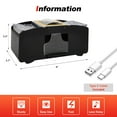 thumbnail image 2 of Fonbear 2 Deck Automatic Card Shuffler - Usb & Battery-Operated Electric Shuffler (Playing Card Included) - Great For Home & Tournament Use For Classic Poker & Trading Card Games, 2 of 5