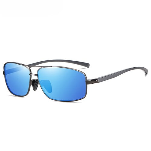 Ultra Lightweight Rectangular Polarized Sunglasses Men UV400 Protection Driving