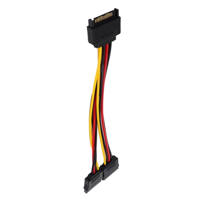 Cable de Extensión, Adaptador de cable 1 en 2 Cable de Adaptador de Alimentación de Disco Duro Enchufe y Jugador Para Unidades ÓCTICAS PARA DISCOS DUROS