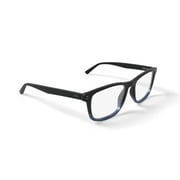Phat Farm Men's HV721 Square Prescription Eyeglasses with Case, Blue Gradient