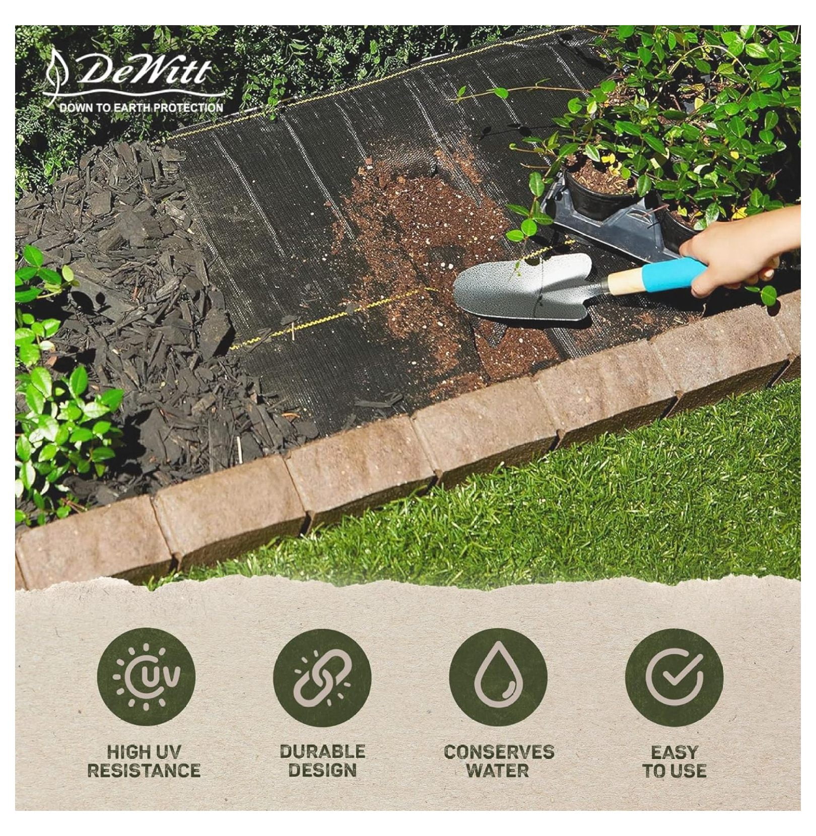 Heavy Duty Weed Barrier Fabric XYT 3x200-FT 3.2-oz For Garden Greenhouse Landscape Protection Ground Cover