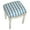 Blue, variant on 123 Creations C699WFS Plaid-Green Fabric Upholstered Stool