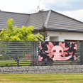 thumbnail image 3 of Pofeuu Chibi Axolotl Sakura Fantasy Print Colorful Yard Festival Banner Sign Party Outdoor & Indoor Party Decoration Banne Festival Yard Sign-Medium, 3 of 8