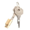 thumbnail image 1 of Cerradura de cilindro con 2 uds. de llaves, núcleo de cerradura de latón, reemplazo fácil de usar, cerradura de gabinete práctica profesional, Mini, 1 of 9