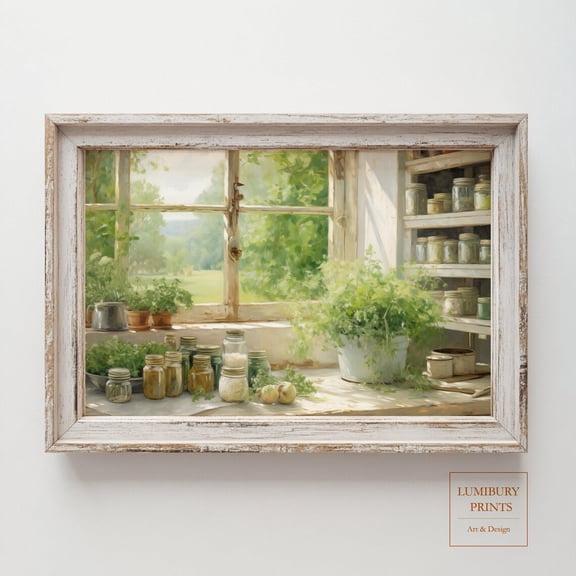 Herb Kitchen Decor, Farmhouse Kitchen Wall Art, Vintage Herb Print, Rustic Kitchen Wall Art, Cozy Kitchen Art, Home Decor #2253, Unframed Poster Size 8x12