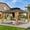 Yellow Brown Wood Looking 12'x14', variant on 10'x12' Hardtop Gazebo, Outdoor Aluminum Hard Top Gazebo with Galvanized Steel Double Roof, Permanent Metal Roof Gazebo with Nettings, Curtains for Deck, Patio (Black)