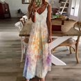 thumbnail image 3 of Kaleidoscope Mandala Colorful Floral Boho Sleeveless Dress for Women Clothing Female Women's Summer Skirt, 3 of 7
