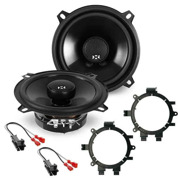 NVX 5.25" Coaxial Car Speaker Replacement Package for 1999-2013 Chevy Silverado Pickup 480W Peak