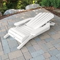 thumbnail image 3 of Highwood's Hamilton Adirondack Chair - Folding & Reclining, Outdoor, Eco-friendly, Synthetic Wood, 3 of 8