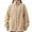 Beige, variant on Antinious Women Fall Winter Fleece Jacket Long Sleeve Thick Warm Zip Up