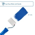 Hello Hobby 2 Pc Foam Paint Brush Set with Handle, 2.25"
