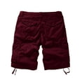 thumbnail image 5 of Matchstick Men Cotton Twill Multi-Pocket Cargo Shorts for Work Sports Outdoor, 5 of 8