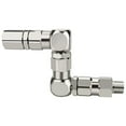 thumbnail image 1 of 1/4 Z-Type Joint Paint Sprayer Pump Accessory 1/4 (M) X 1/4 inch (F) Z-Swivel 6500PSI Stainless Steel 360° Rotation, 1 of 7