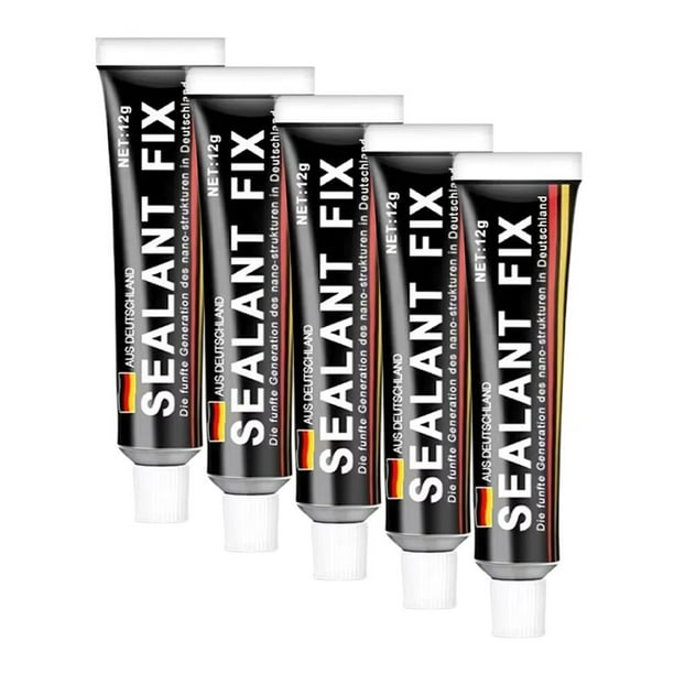 Sellador adhesivo de polímero MS impermeable de secado rápido, 12 g, ideal para vidrio, baldosas de cerámica y mejoras del hogar.
