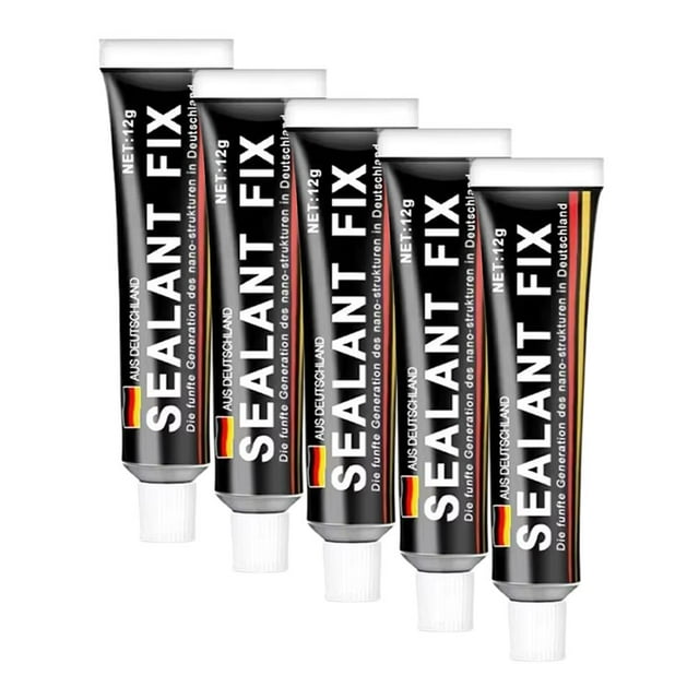 Sellador adhesivo de polímero MS impermeable de secado rápido, 12 g, ideal para vidrio, baldosas de cerámica y mejoras del hogar.