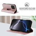 thumbnail image 5 of PU Leather Flip Window Support Wireless Charging Case for Apple iPhone 12 13 14 15 16 Pro Max 12Mini 13Mini 14Plus 15Plus 16Plus, 5 of 11