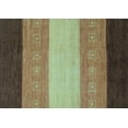 thumbnail image 1 of Ahgly Company Indoor Rectangle Abstract Light Blue Modern Area Rugs, 2' x 5', 1 of 4