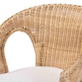 thumbnail image 5 of bali & pari Abbey Modern Bohemian Natural Rattan Dining Chair, 5 of 6