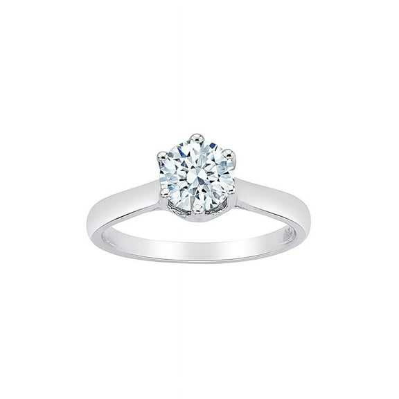 KATARINA Diamond Solitaire Engagement Ring in 14K Gold (1 cttw, I-J, I1-I2)