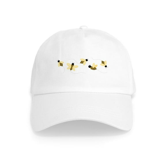 CafePress - Bumble Bees - Adjustable 100% Brushed Unisex Casual Cotton Baseball Cap, Beige, 1