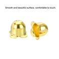 thumbnail image 4 of Uxcell Pull Cord End, Blind Cord Metal Bead, Light Flower Type Pull Ends Gold Tone for Lamps, Pack of 20, 4 of 5