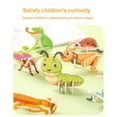 thumbnail image 3 of UNLLLL Rompecabezas estereoscópico de ensamblaje de bricolaje para niños, rompecabezas 3D de animales, rompecabezas de papel, juego de juguetes para niños, modelo de dibujos animados de bricolaje, 3 of 8