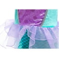 thumbnail image 4 of Mermaid Costume for Girls Halloween Birthday Princess Toddler Kids Costumes Mermaid Dress, 4 of 6
