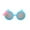 Blue, variant on WTOBBY PC Material Children's Sunglasses with Knot Design, UV Protective Round Frame Glasses, Impact-Resistant Kids Shades for Beach Play (Multiple Colors),Blue