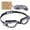 Black - Clear 1.0, variant on AEGEND Adult Swim Goggles for Unisex Men, Women & Youth – Anti-Fog, Leak-Proof, UV Protection, Wide View Swimming Goggles, Ideal for Pool & Open Water Swimming - Clear Version