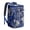 Blue, variant on Hawaiian Print Backpack Cooler, Leakproof Insulated Cooler Bag with Tropical Floral Design for Beach and Camping