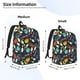 thumbnail image 2 of Disketp Bowling Ball Mochila de Lona Estampada, Mochila Escolar de Viaje Ligera para Estudiantes y Portátil-Small, 2 of 5