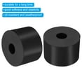 thumbnail image 4 of Uxcell Multi Purpose Rubber Spacer, 2.4" OD x 45/64" ID x 1.6" Thickness Anti-vibration Isolation Pad, Black, 4Pack, 4 of 5
