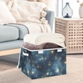 thumbnail image 5 of Flash Stars in Night Foldable Storage Bin with Lid and Handle Collapsible Storage Box 16.5 x 12.6 x 11.8 inches, 5 of 7