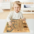 thumbnail image 3 of 1/2 Sets Cribbage Wars Board Game Kids Adults Family Party Multiplayer Interactive Wooden Plastic Portable Continuous Cribbage Board Game Night Essentials, 3 of 7