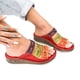 thumbnail image 3 of Moda mujer Chic tres colores costura sandalias verano playa punta abierta Slip on sandalias de mujer, 3 of 5