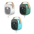 thumbnail image 1 of Mini Climatiseur Rechargeable Réglable Refroidisseurs de Table Intérieurs Refroidisseur d'Eau Portable Maison Bureau Ventilateur Personnel Intérieur Extérieur Randonnée Refroidissement Vert, 1 of 8
