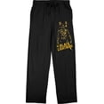 thumbnail image 4 of Black Lightning Characters and Logo Men's Black Drawstring Sleep Pajama Pants-XXL, 4 of 7