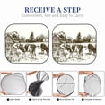 thumbnail image 6 of Cauagu Cows Grazing On The Meadow Cauagu {designName} Print Foldable Car Windshield Sun Shade | Front Windshield Shade for Sun | Fits Small Sedans, Mini SUVs, Hatchbacks-Small, 6 of 6