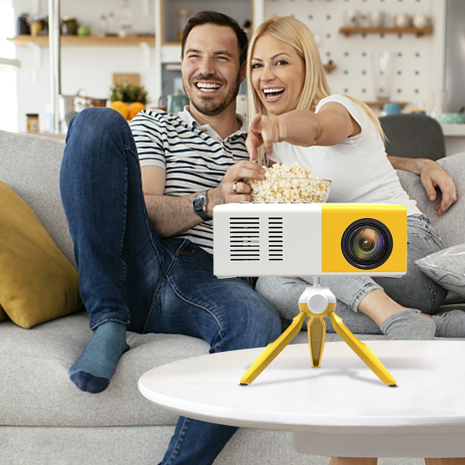 AZXY Mini Projector with Wifi Bluetooth,4k Projectors,Smart Projector Tv,Cheap Wifi Projector with Speakers for Phone Outside