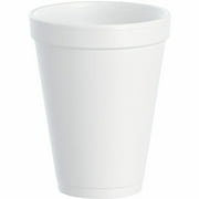 12 oz. Foam Drink Cups - White (25/Pack)