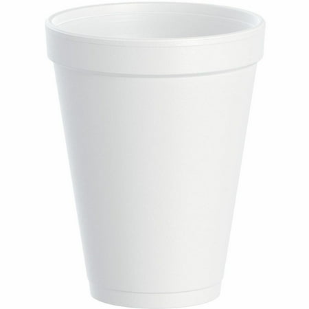 12 oz. Foam Drink Cups - White (25/Pack)