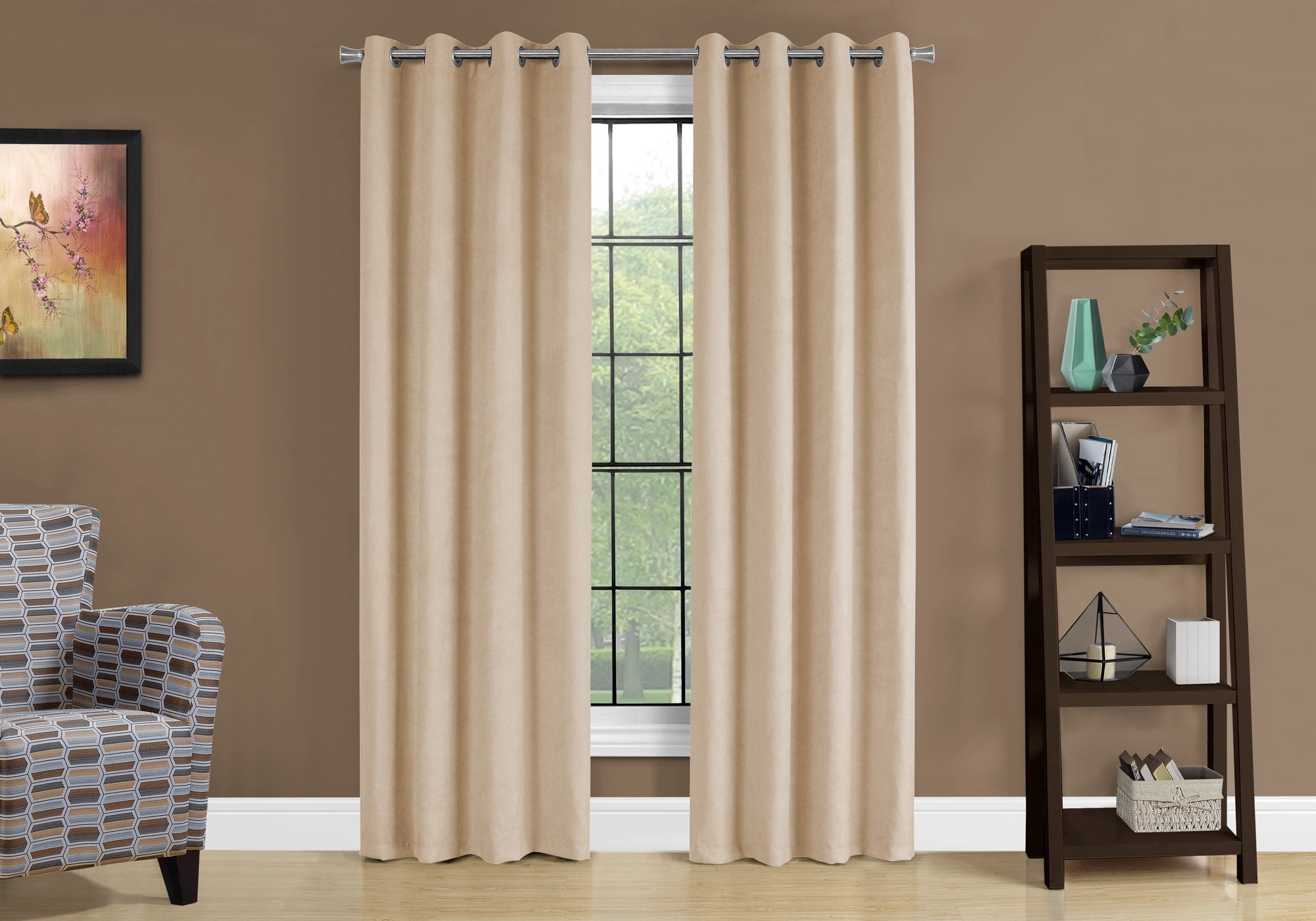 Curtain Panel, 2pcs Set, 54"W X 84"L