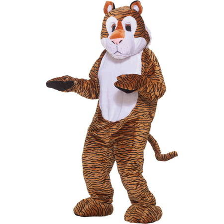 Morris Costumes Adult Unisex Tiger Mascot Complete Outfit One Size, Style FM68213
