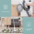 thumbnail image 6 of Darkgray Daisy Flower Green Leaves Pattern Kitchen Rugs Sets Of 3,Kitchen Runner Rugs Non Skid Washable,Decorative Kitchen Floor Mats for Kitchen,Sink,Laundry,17"x30"+ 17"x47" + 17"x59", 6 of 6