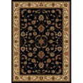 thumbnail image 1 of Radici 1596-1312-BLACK Como Rectangular Black Traditional Italy Area Rug, 7 ft. 9 in. W x 11 ft. H, 1 of 1