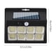 thumbnail image 3 of Sensor de movimiento de luces solares exteriores | 3 Modos de iluminación | Brillo LED COB | ABS impermeable | Luz de seguridad solar para vallas, jardín, patio y puerta principal | Instalación, 3 of 8