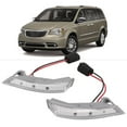 thumbnail image 3 of Akozon Side Marker Light, 2PCS/Set Dynamic Led Side Mirror Blinker Left Right Side Mirror Reflector 68052079AB Replacement For Chrysler Town Country 2008-2016, 3 of 8