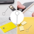 thumbnail image 4 of 100Pcs Phone Ejecting Cards Tray Removers Universal for Mobile Phone SIM Cards, 4 of 5